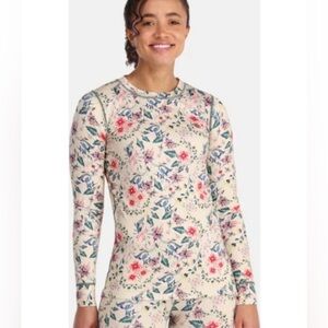 Kari Traa Fryd Floral Longsleeve Base Layer size Small